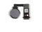 Para HUA/WEI Matebook 13 14 15 16 Bohl-WFQ9, placa de botón de encendido para computadora portátil, interruptor de huellas dactilares, lector de huellas dactilares, accesorios de reparación(Grey)