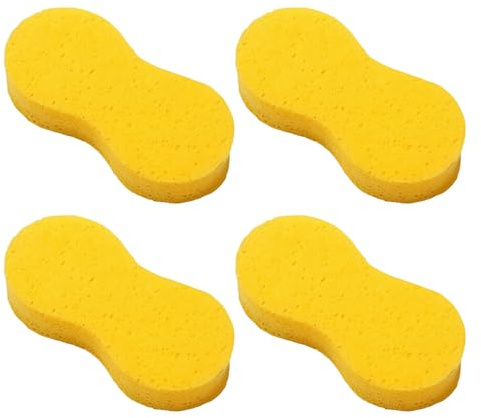 4 esponjas para coche, esponja de lavado de coche, esponja de lavado para bicicleta, esponja de pulido a mano, esponja de limpieza para coche, esponja de lavado, esponja superabsorbente