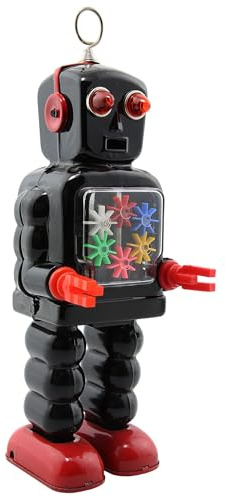 Freak Scene Roboter - High Wheel Robot - schwarz - Blechroboter - Retro Blechspielzeug
