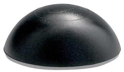 10er Danto® Spar Pack Türpuffer HALBKUGEL schwarz, Ø 32 mm Höhe: 13 mm, aus Kunststoff