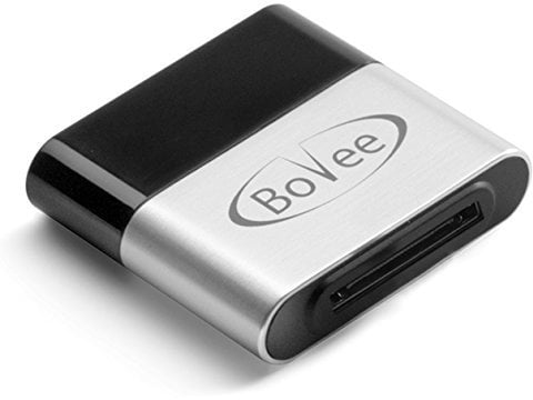Bovee 1000 - Wireless Bluetooth Music Interface Adaptor For Car Kit With 30 Pin Compatible With Ipod Touch 4Th & 5Th Gen, Ipad 1 To 4, Ipad Air, Ipad Mini, Iphone 4, 5, 6, 6 Plus