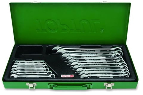 Schraubenschlüssel, Maulschlüsselsatz TOPTUL 16 Stück HiPerformance