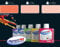 WALL PAINT COLOURANT PIGMENT PAINT COLOUR INTERIOR & EXTERIOR DYE (Salmon)