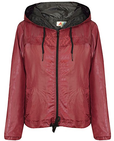 A2Z 4 Kids Girls Boys Raincoats Jackets Kids Lightweight Kag Mac Waterproof Hooded Jacket Cagoule Rain Mac Age 5-13 Years