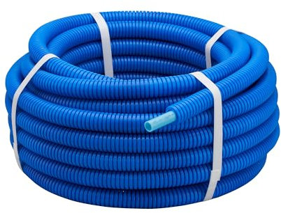 Couronne Tube PER Gainé Bleu Ø16 - Longueur 15 mètres NOYON & THIEBAULT