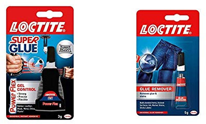 Loctite Ultra Control Gel 1x3 g & Loctite Glue Remover Bundle