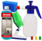 Limpiador sanitario concentrado de 1000 ml + Brestol Foam Master Set – con efecto perla, limpieza básica, descalcificador, limpiador de baño, limpiado