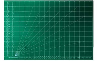 Tabla de cortar de PVC de la estera de corte de 3 capas de auto curativo A1 y la estera giratoria adecuada para el proyecto de corte de tela y costura (Color : Dark green)
