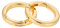 ASTER Runde Karabiner Gold Schlüsselanhänger, 25mm Ringkarabiner Karabinerhaken Metall Kleine Schlüsselring O-Ring Frühling Snap Clips Ersatzteile für Schlüsselkette Rucksack DIY Handwerk Zubehör
