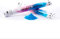 EcoVerse Cañón de confeti de revelación de género, polvo de humo 100% biodegradable mezclado azul y rosa para baby shower (2 cañones multicolor, confeti azul)
