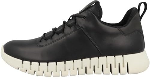 ECCO GRUUV Herren Shoe, BLACK/BLACK, 45 EU