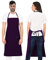 PALLTEX Borago Kochschürze Männer Kochschürze Damen Schürze Damen Schürze Herren für Kochen Basteln Malen Backen (Aubergine)