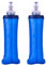 VIKSAUN 2 Pcs Gourde Souple Pliable, Bouteilles d'eau Pliables, Flexible Réutilisable Pliable Gourde Souple de Voyage Collapsible Water Bottle, Pour la course à pied Camping Randonnée vélo