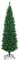 LIFEZEAL Slim Albero di Natale Artificiale 180 cm, Pop Up, Stretto, Foltissimo, 400 Rami, PVC Ignifugo, Christmas Tree, Base in Acciaio, Montaggio Facile, Interno, Esterno, Decorazione Natalizia