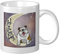 Grande tasse à café en céramique avec bouledogue anglais, grande tasse à thé pour le bureau et la maison, 328,9 g, cadeau pour homme et femme
