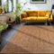 Outdoor Teppich Wetterfest im Skandinavischen Stil - Vintage Design Rechteckig für Balkon, Terassen, Wintergarten, Küche - Kupferfarbe, 200 x 290 cm
