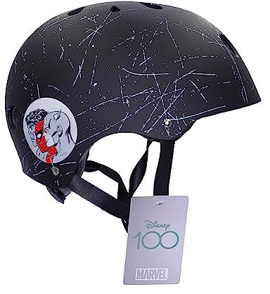 Jubiläums-Disney Fahrradhelm Marvel Comics- D100, Roller Blades, Skater, 56-59cm, Size M-L