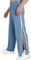 Reha Hose Damen Herren Seitlich Zu Öffnen Lang Baggy Trainingshose mit Seitlichem und Reißverschluss Am Bein Weites Bein Schnellfickerhose Druckknöpfen Sporthose Freizeithose(04 Sky Blue,XL)