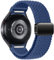 Geflochtenes Armband Kompatibel mit Samsung Galaxy Watch 7 6 5 4 40mm 44mm/6 Classic 43mm 47mm/5 Pro 45mm No Gap Armband mit Magnet Galaxy Watch Band für Damen Herren(Blau)