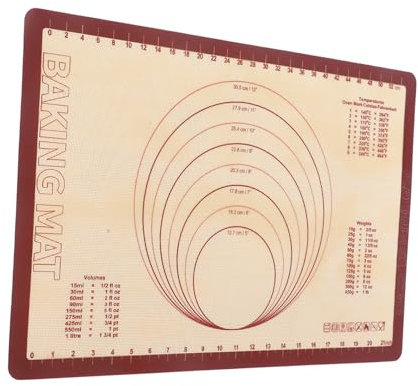 CRAFTHROU Estera Para Amasar Estera De Silicona Para Cocinar Esteras Para Hornear De Silicona Estera Para Hornear En La Cocina Estera Para Galletas Estera Para Hornear Macarrón Estera