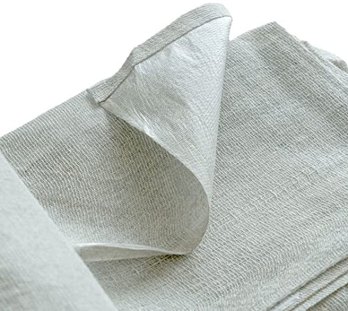 Safero Laminated Cotton Dust Sheets for Decorating & Painting Size 12 feet x 5 feet | Paint Cover Sheet Backed with Plastic Polythene Sheeting | Drop Cloth for Painting, Furniture, Floor, StairCase