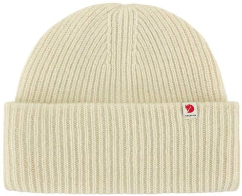Fjällräven Unisex Heavy Beanie, Chalk White, One Size