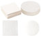 DLPRK 200 Stück Backpapier für Burgerpresse, Burgerpapier, Papier für kleine Hamburger-Patties, Patty-Presse, Burger-trenner (rund 11 cm, quadrat 11 * 11cm)