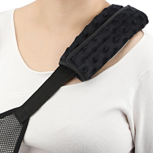 Correa acolchada para cuello, almohadilla delgada para el cuello, cojín cómodo, soporte para hombro, manguito rotador, cirugía, inmovilizador de brazo, funda acolchada para lesiones en la muñeca, 1