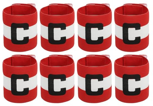 sourcing map Soccer Captain Armband, Captain Arm Bands for Soccer Elastic Captain C Arm Band Sports Captain Armbands for Football Team Training Youth & Adult