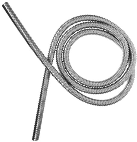 Homoyoyo Edelstahl Kabelschutzschlauch 3M Flexibler Metallkabelschutz FüR Elektrokabel Drahtschutzrohr Mit SpiralföRmigem Design FüR Industrie Und Haushalt