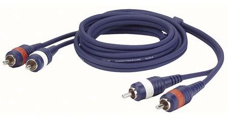 DAP Audio 2 RCA Connector to 2 RCA Connector 6m