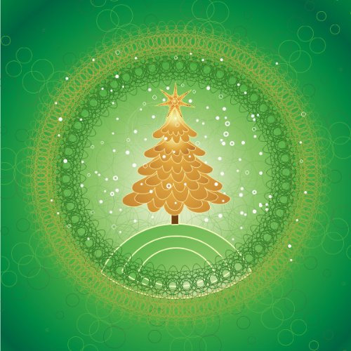 PEMA Indigos UG - Wandtattoo Wohnzimmer - Wandaufkleber Kinderzimmer Aufkleber bunt farbig MF593 Tannenbaum 20 x 20 cm [Misc.]