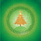PEMA INDIGOS UG - Wandtattoo Wandsticker Wandaufkleber Aufkleber bunt farbig MF593 Tannenbaum 20 x 20 cm [Misc.]