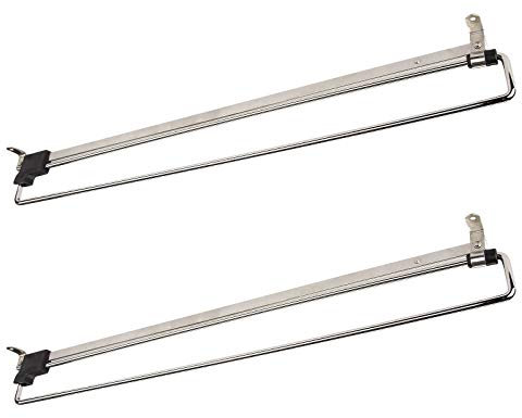 2 x SO-TECH® Kleiderbügelhalter Kleiderbügelauszug ausziehbar 500 mm