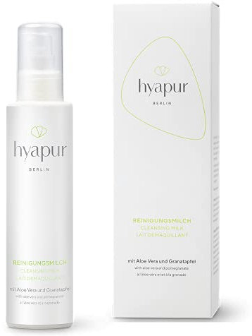 hyapur® - GREEN Reinigungsmilch 150ml - Die sanfte Gesichtsreinigung - zur Anti-Aging-Pflege mit Bio- Vegan- Natur- Kosmetik aus Berlin