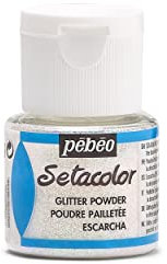 Pébéo 391202 Auxiliaire Setacolor 1 Flacon Poudre Pailletée Diamant 10 g