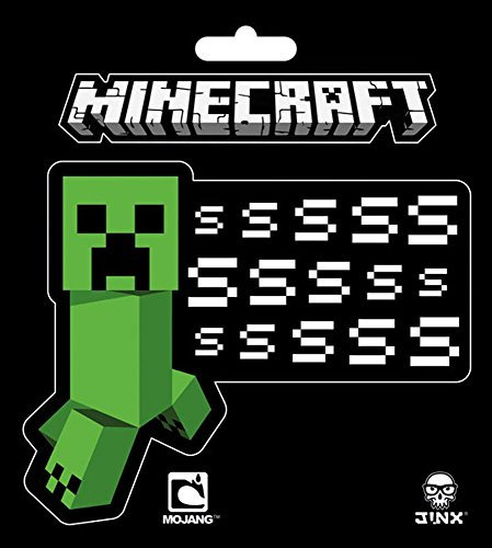 empireposter Minecraft - sssssssss - Sticker Aufkleber - Größe Ø9 cm