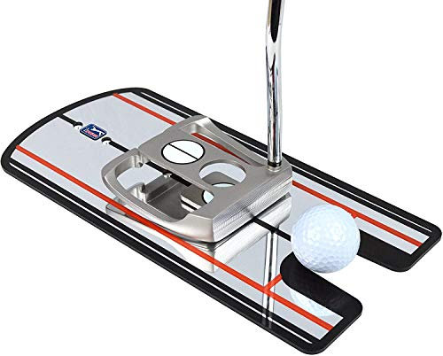 PGA TOUR Golfübungsgeräte 4 Anblicke Putten Spiegel, Blau