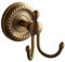 Weare Home Doppel-Hütehaken Mantelhaken Kleiderhaken, Retro Wand Gelb Messing Kupfer Bronze Antik, für Badezubehör