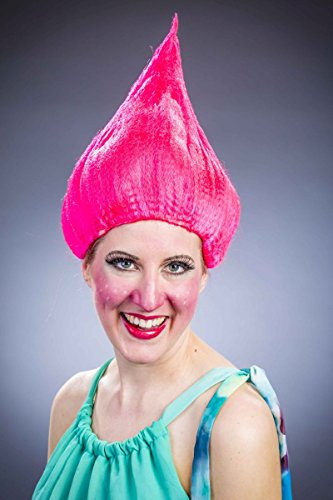 Perücke Kobold in pink Karneval Fasching Party