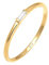 Elli PREMIUM Ring Damen Verlobung Liebe Zart Edel Geo Topas in 585 Gelbgold