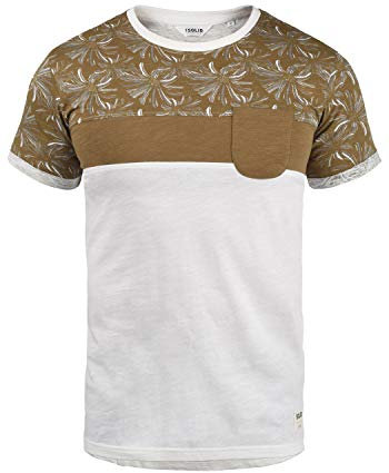 !Solid SDFlorian Herren T-Shirt Kurzarm Shirt Rundhals-Ausschnitt 100% Baumwolle Regular fit, Größe:XL, Farbe:Ermine (5944)