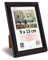 3-B Cadre de l'image JENA – noir – 9x13 cm - cadre photo en bois exotique avec verre acrylique