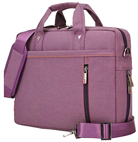 HotYou Sacoche en Ordinateur Portable, Serviettes Anti-Chocs avec Multi-Fonctionnel Sac à 17 pour Tablette/PC Ordinateur Portable/Chromebook/Macbook/Ultrabooks, Version 3 Violet