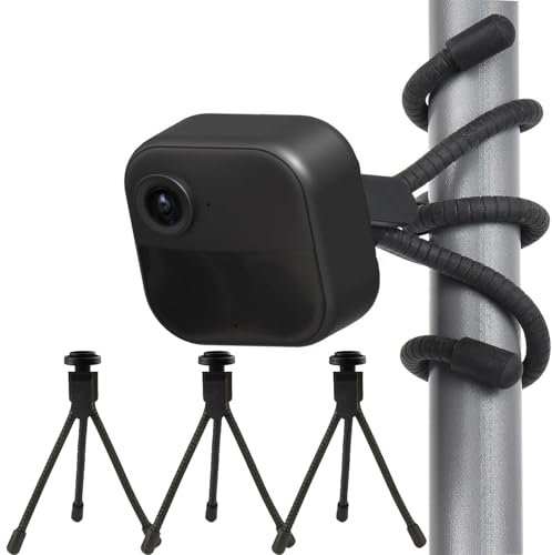 Uogw 3 Pack Flexible Tripod for Blink Outdoor 4 (4th Gen),Blink (3rd Gen) XT3,Blink XT2/XT,Blink Mini/Blink Mini 2, 360° Adjustable for Blink Camera Mount,Attach Your Blink Home Camera Everywhere