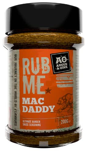 Angus & Oink | Mac Daddy Burger Seasoning | Big Flavours for Bold Burgers | Perfect for Burgers, Chips & Cheeseburger Pizzas | Gluten-Free | 200g