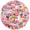 LYLSDSB 100 Pcs Lovely Cartoon Kirby Star Stickers Vinyl Waterproof Stickers for Laptop Water Bottles Suitcase Skateboard Fridge Phone Car Travel Guitar Luggage Decal Sticker for Teen Kids Adult