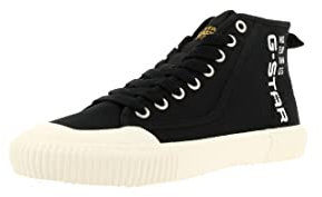 G-star Raw Damen NORIL MID CVS LGO W Sneaker, Black, 39 EU