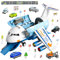Ci Vetch Flugzeug Spielzeug für 3 Jahre alt, Spielzeug Flugzeug für Jungen Kinder Alter 4-7, große Transport Spray Flugzeug Spielzeug mit 10 Fahrzeug Autos, Junge Spielzeug Alter 4-5