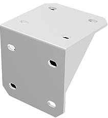 Home Deluxe - Deckenhalterung ERA für Markisen - 2 Stück, Farbe: Weiß, inkl. Dübel I Terrassenüberdachung Sonnenschutz Windschutz